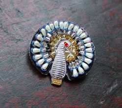 Broche Clip Marguerite Strass - Bijou Vintage Pour Vêtements, Mariage, Soirée - Alliage