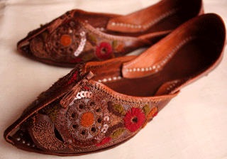 chaussure style indien