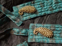 embrasse rideau brodee